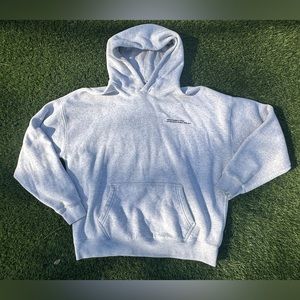 Abercrombie & Fitch Essentials Soft AF Fleece Hoodie Size Large Men | Light Grey